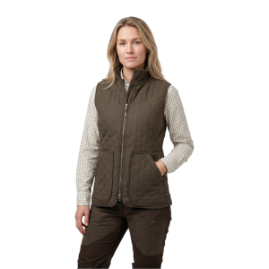 Klassisk Quiltad Jakt- och Outdoorväst, Dam